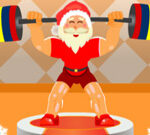 Santa Claus Weightlifter